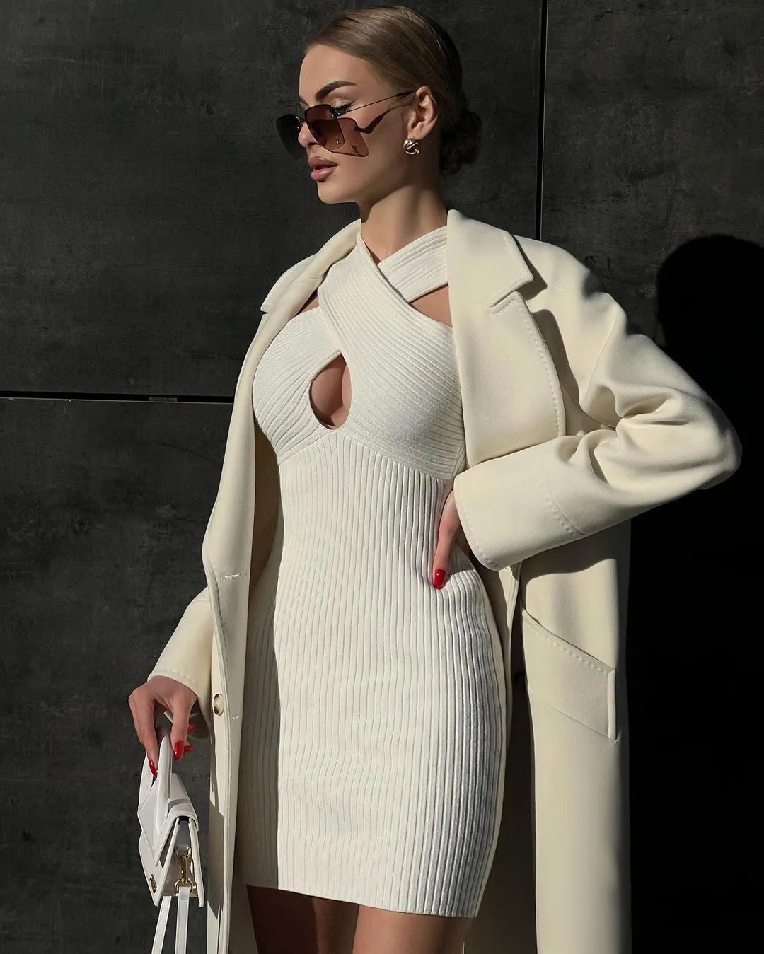 Ashley Classic Wool Blend Overcoat