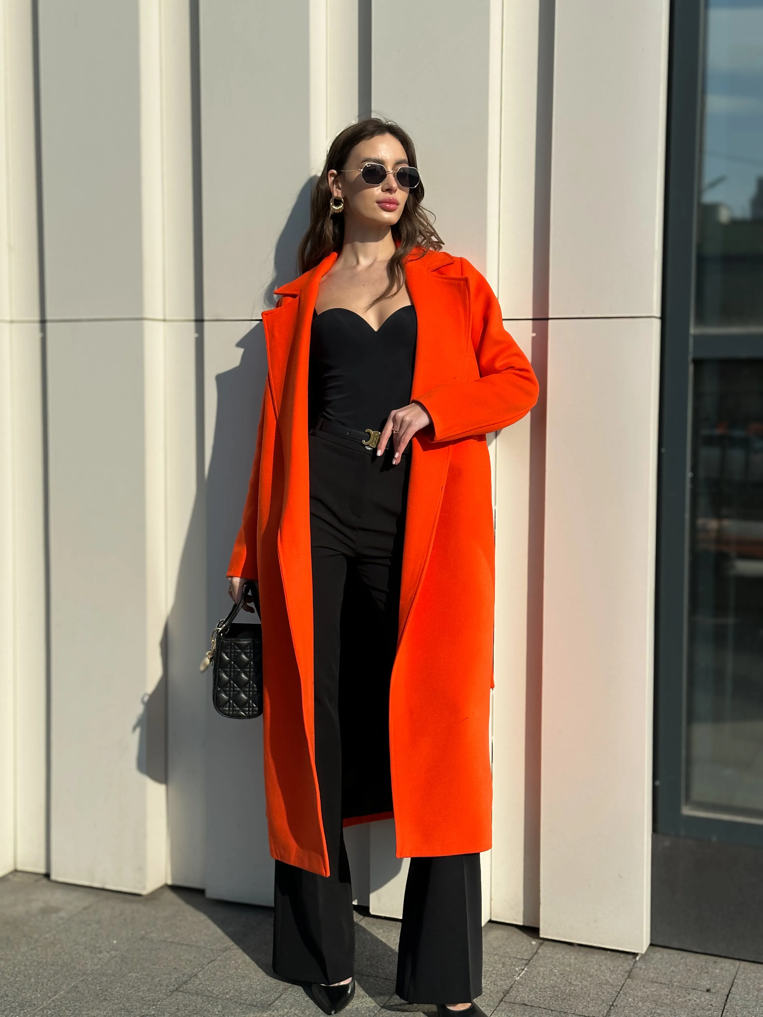 Astoria Classic Wraparound Wool Blend Overcoat