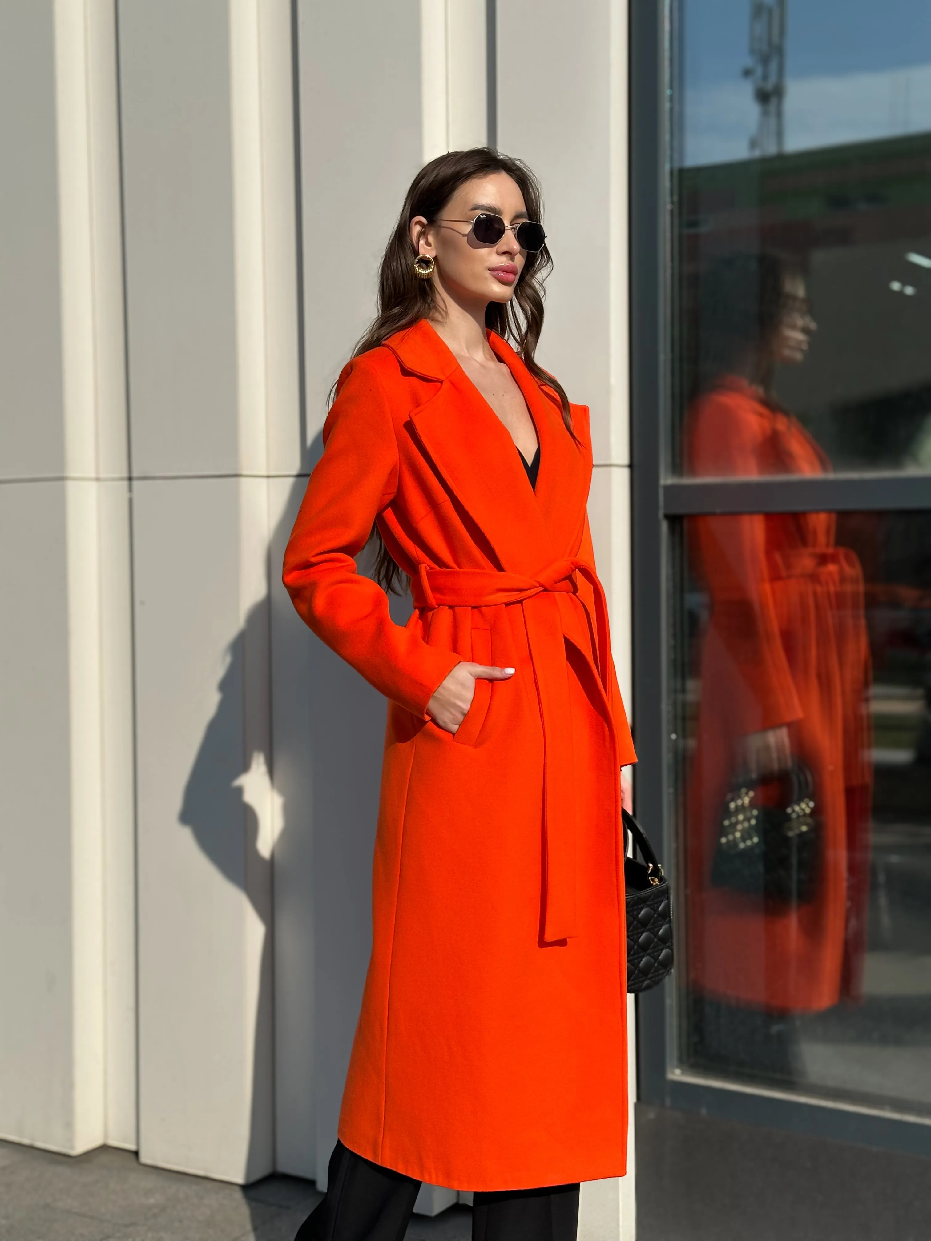 Astoria Classic Wraparound Wool Blend Overcoat