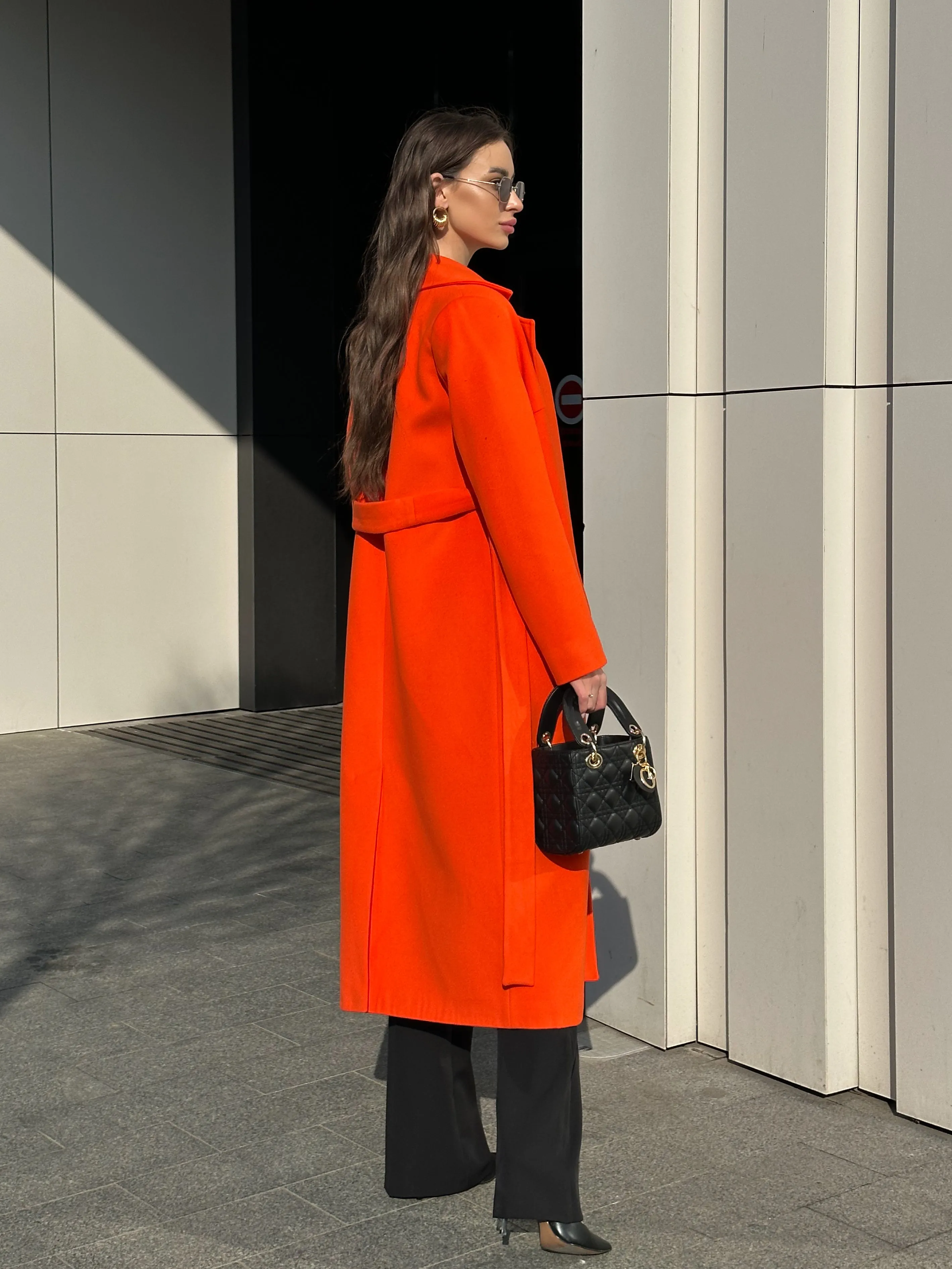 Astoria Classic Wraparound Wool Blend Overcoat