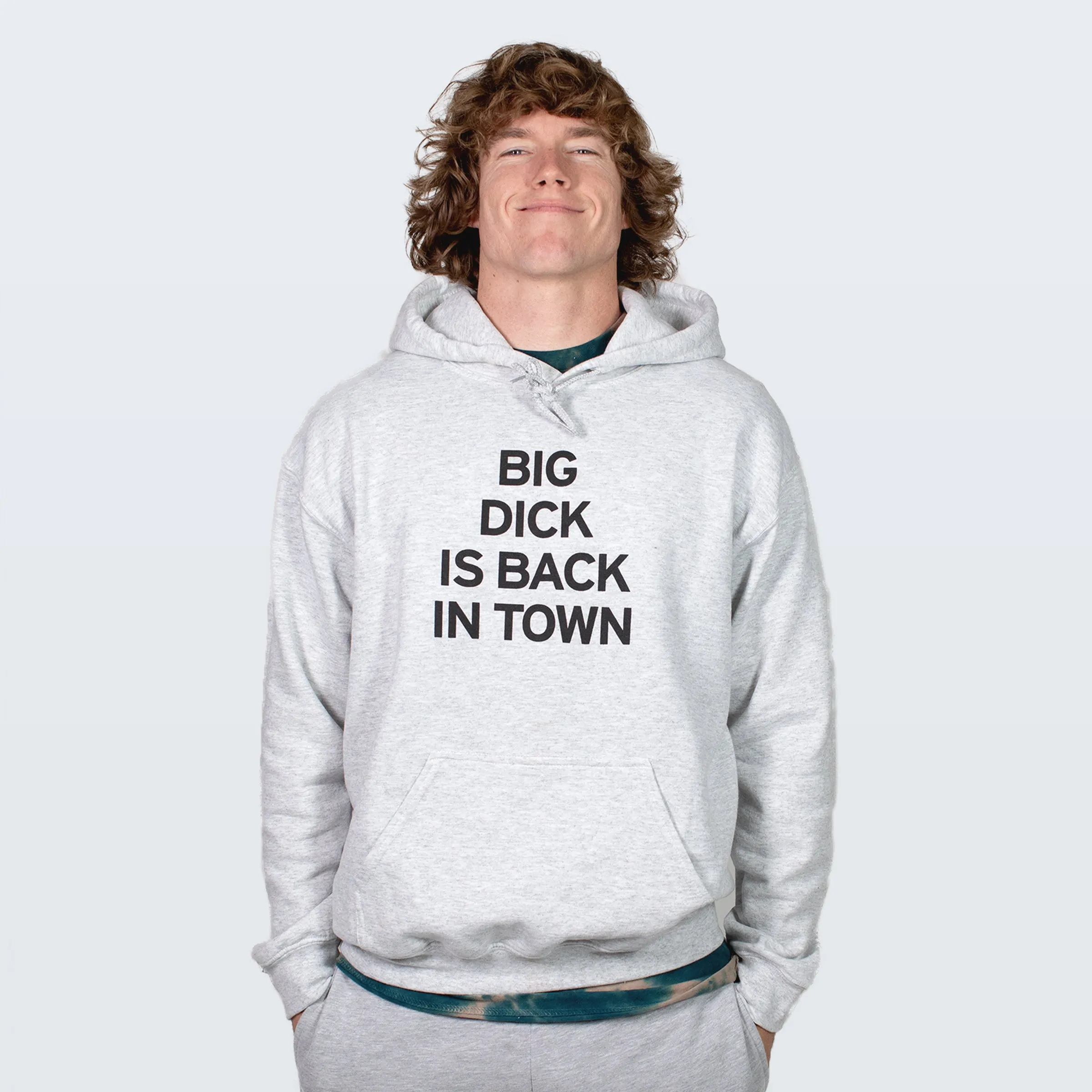 Back In Town Grey Hoodie