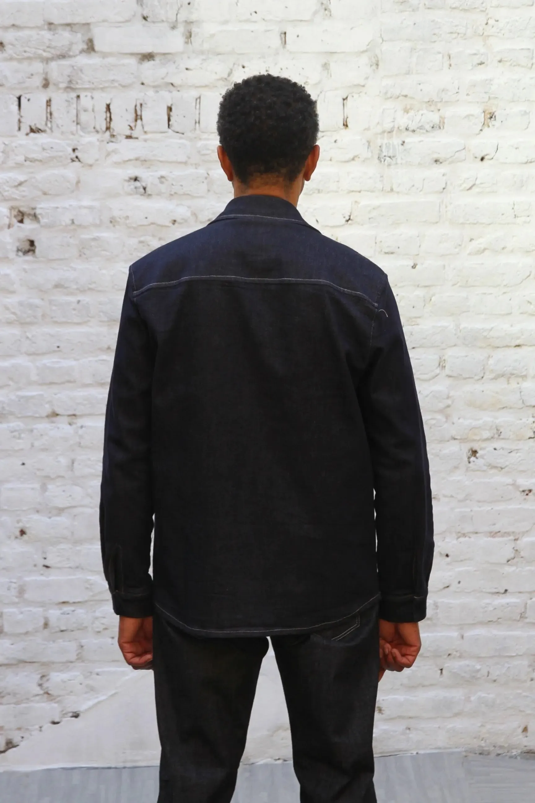 Bart Denim Snap Overshirt - EverBlue