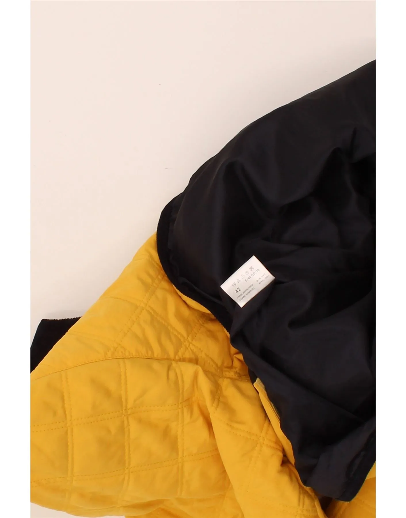 BASLER Womens Weekend Quilted Coat UK 16 Large  Yellow Polyester