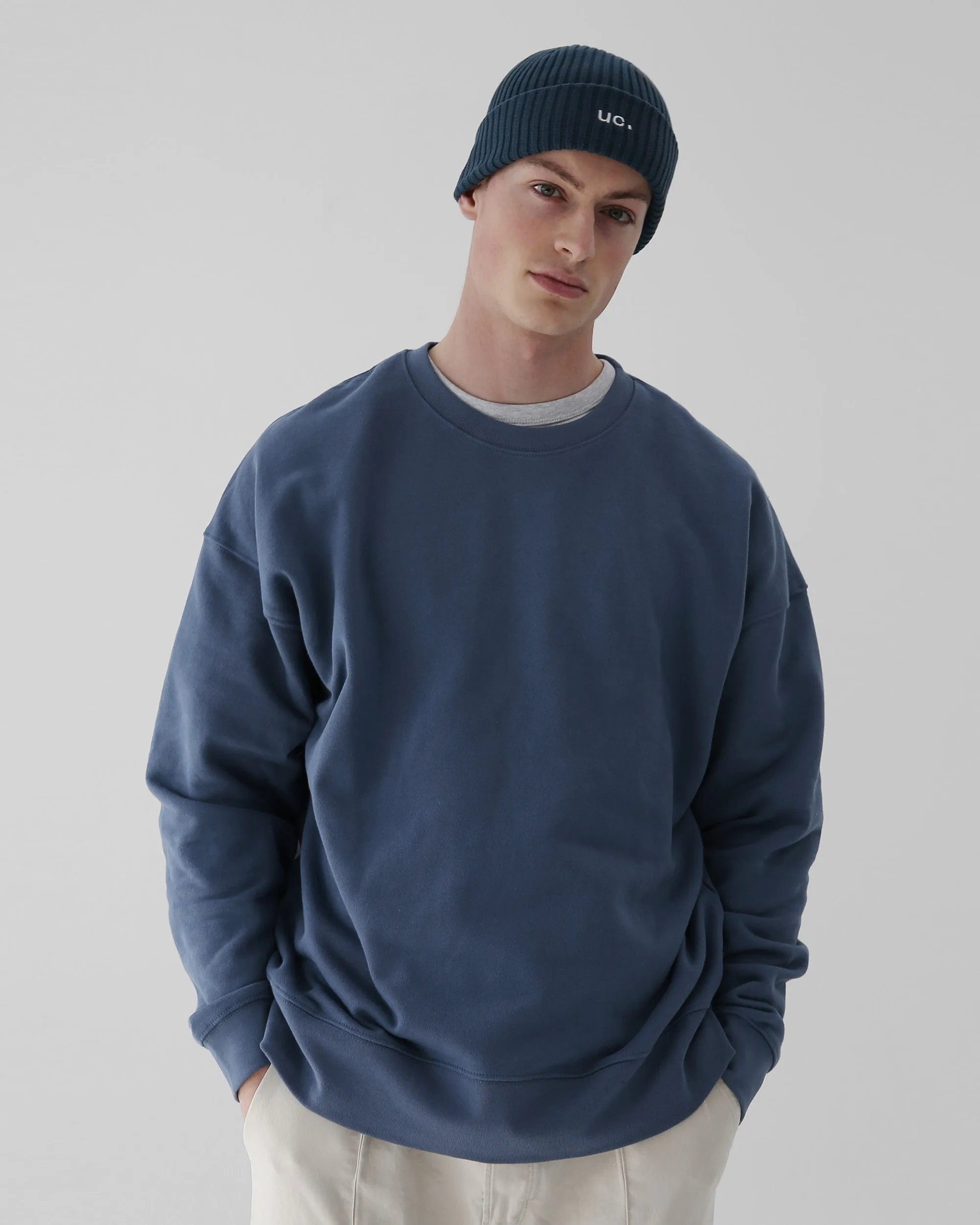 BEANIE / RIB / LOOSE / UC / GREEN