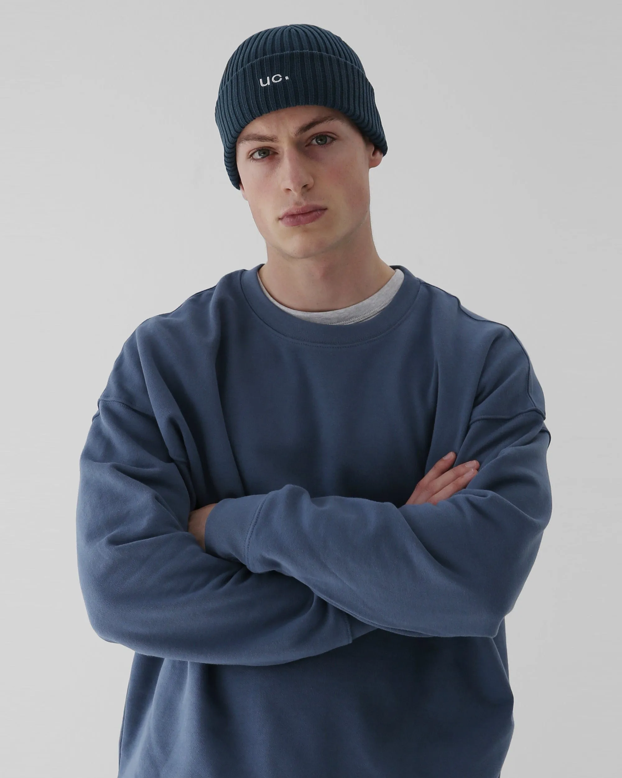 BEANIE / RIB / LOOSE / UC / GREEN