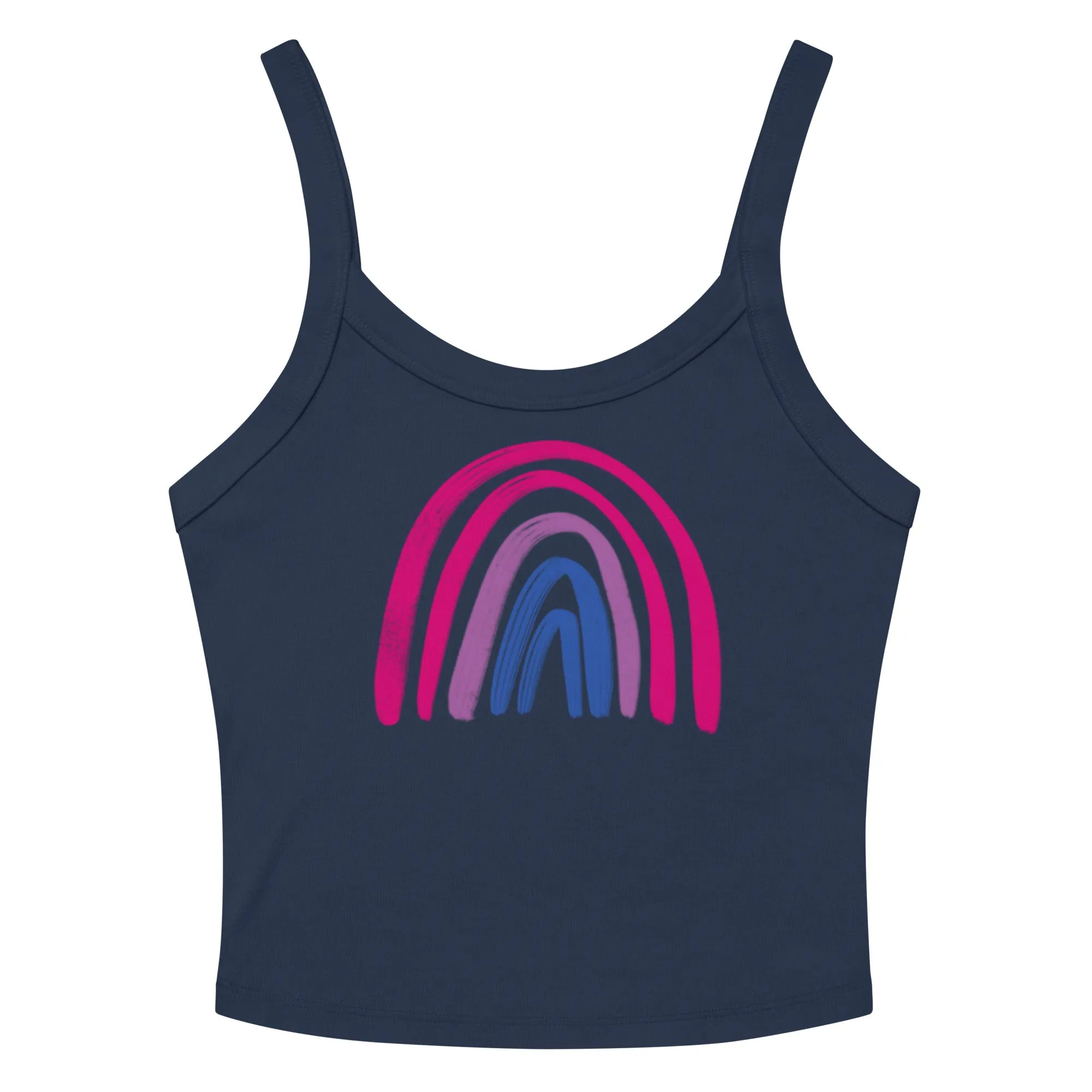 Bisexual Rainbow Scoop Neck Tank Top