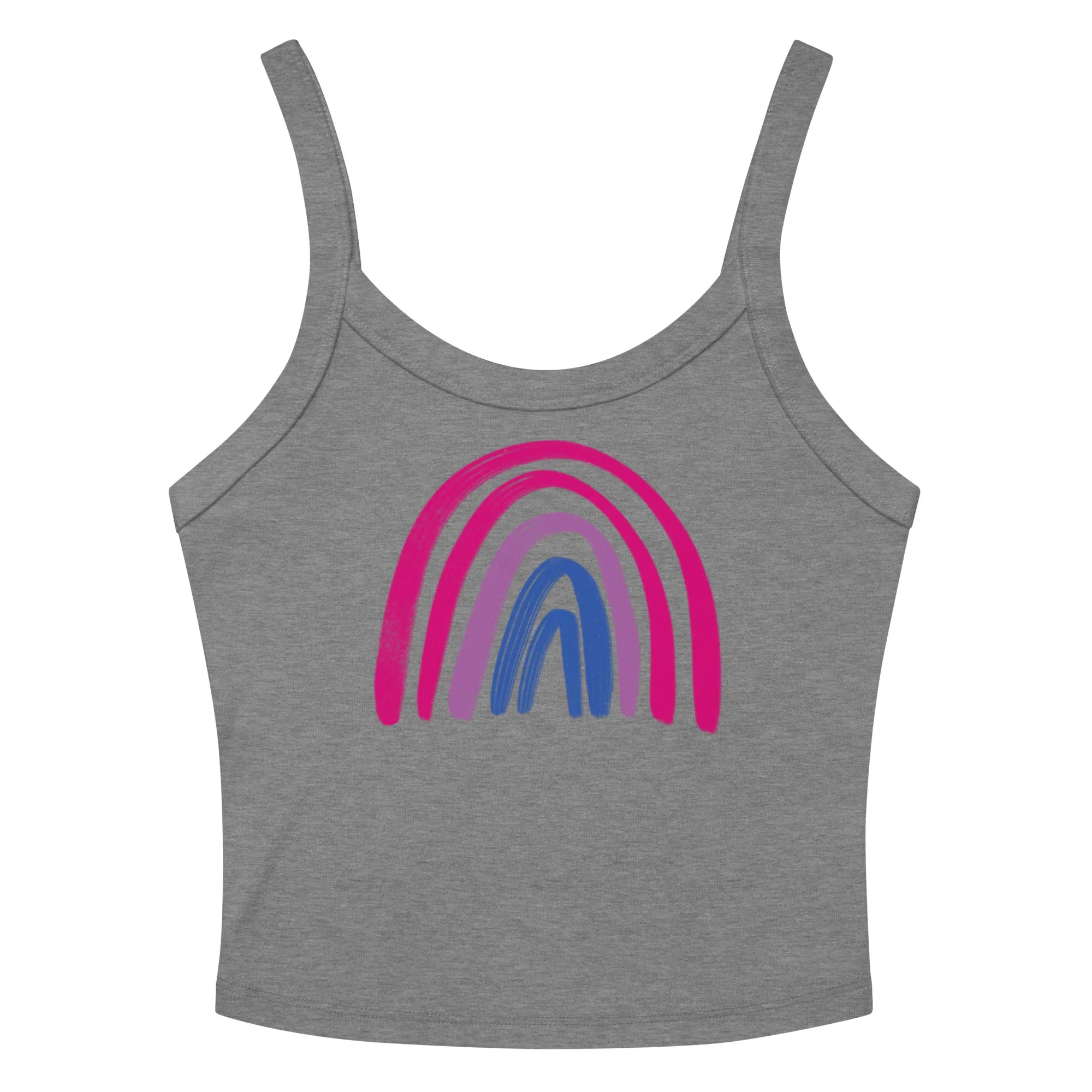Bisexual Rainbow Scoop Neck Tank Top