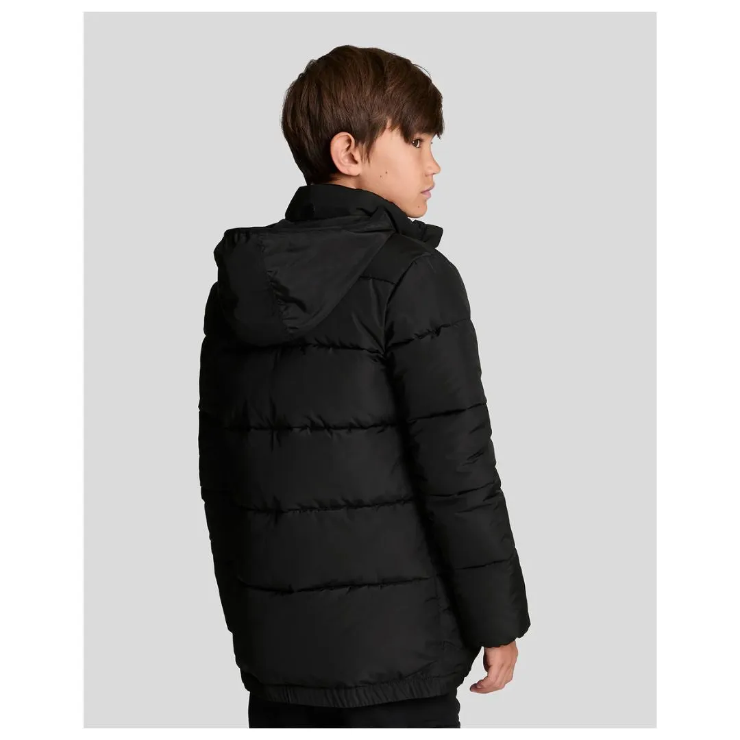 Black Quilted Puffer Coat