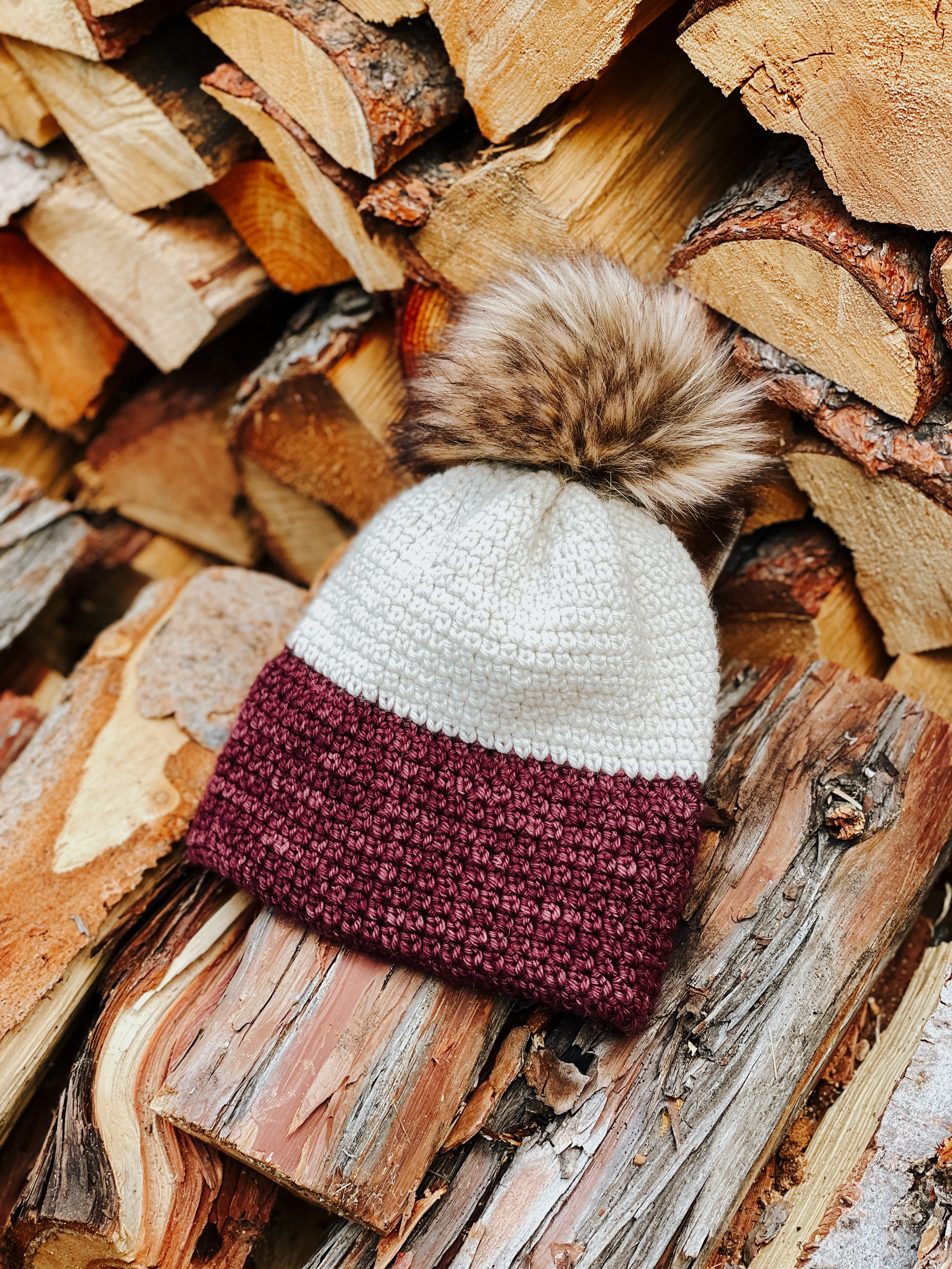 Boxwood Double Brim Crochet Beanie