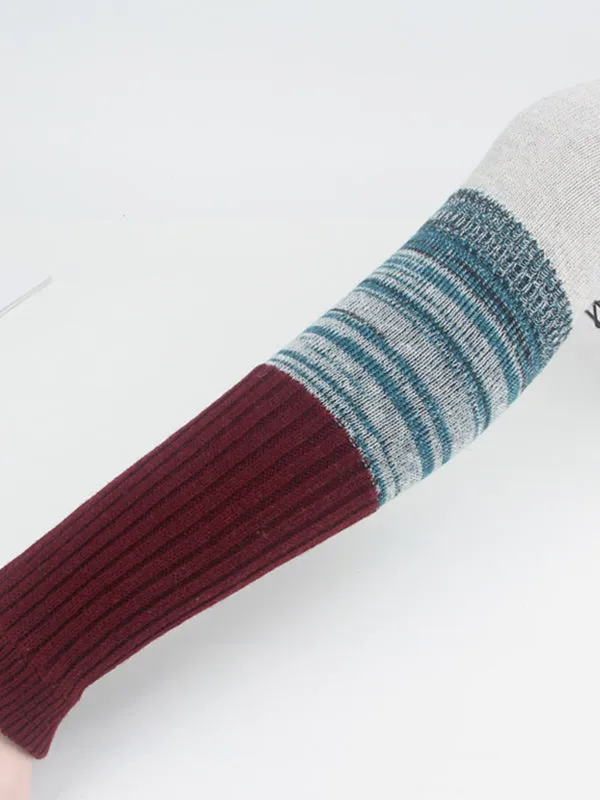 Casual Contrast Color Leg Warmers Leg Warmers Accessories