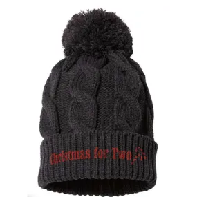 Christmas For Two Dark Grey Beanie