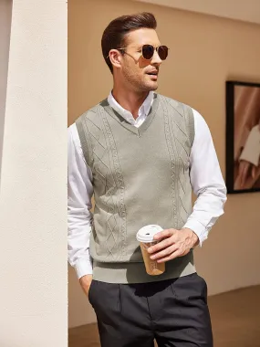 Classic V-Neck Knit Vest (US Only) Classic V-Neck Knit Vest (US Only)
