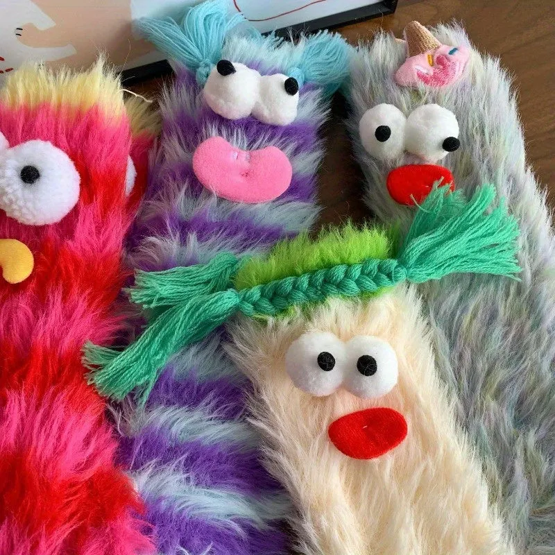 Cute and Versatile Monster Socks for Girls and Teens