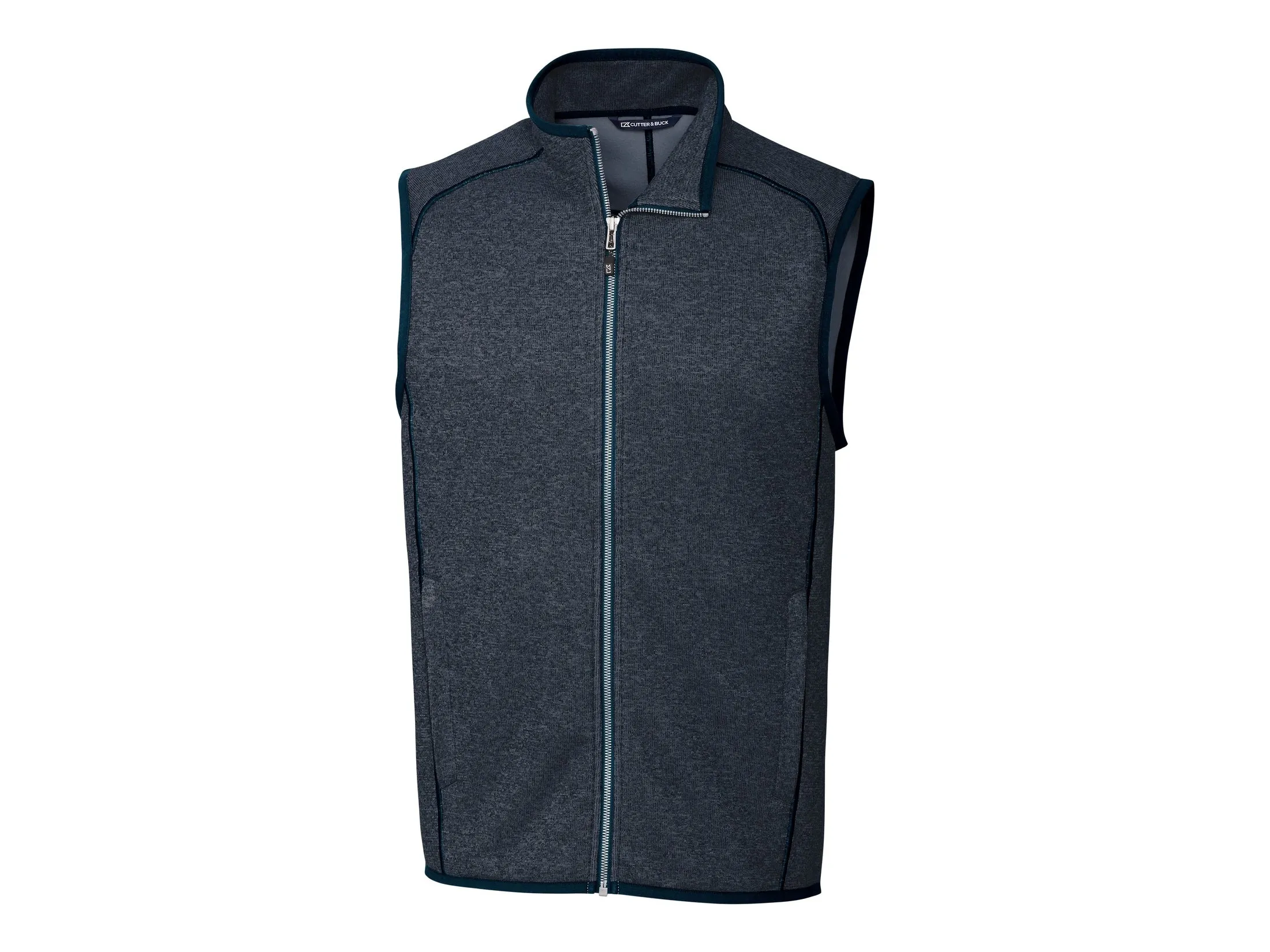 Cutter & Buck Mainsail Sweater-Knit Mens Full Zip Vest