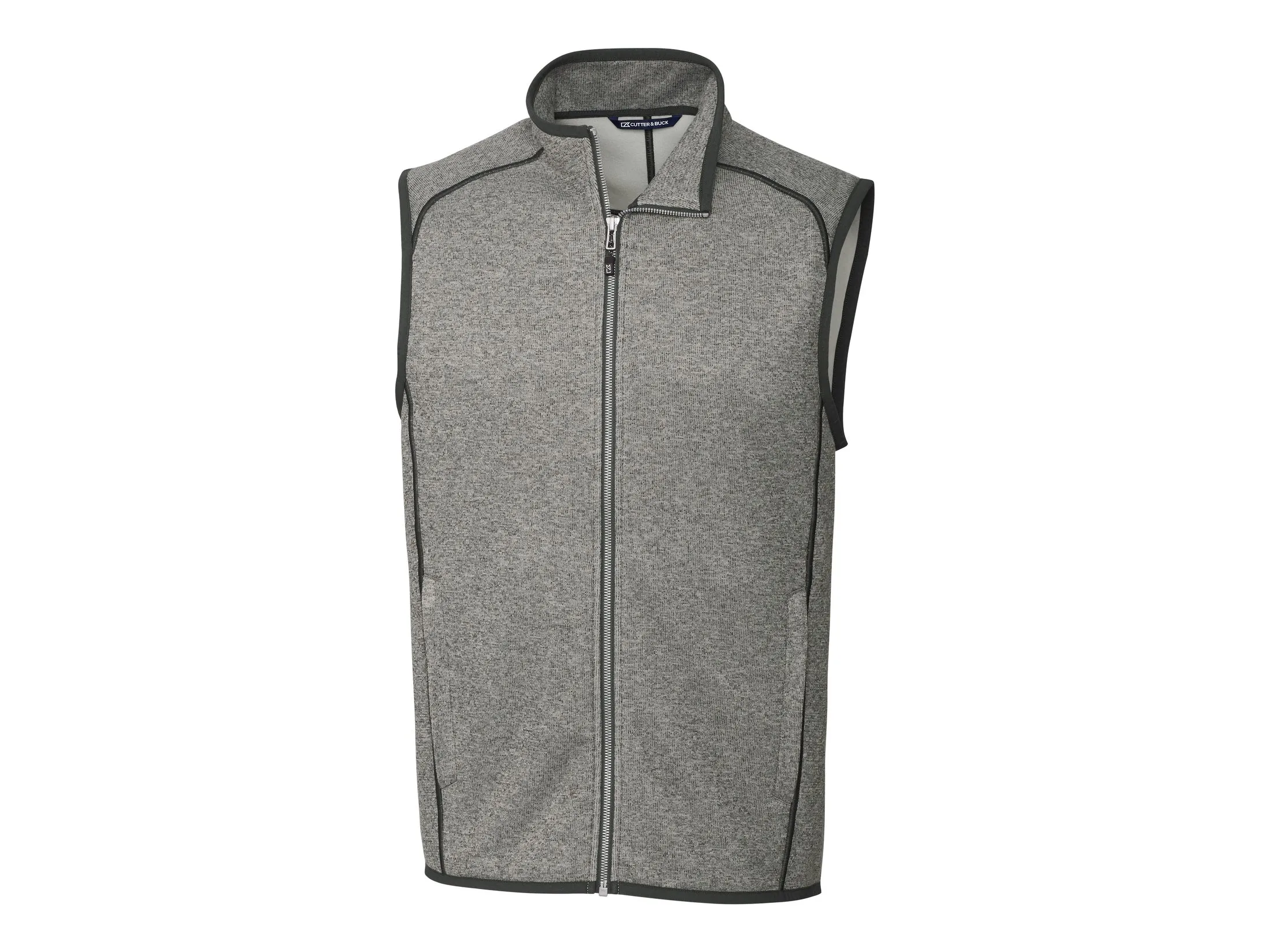 Cutter & Buck Mainsail Sweater-Knit Mens Full Zip Vest