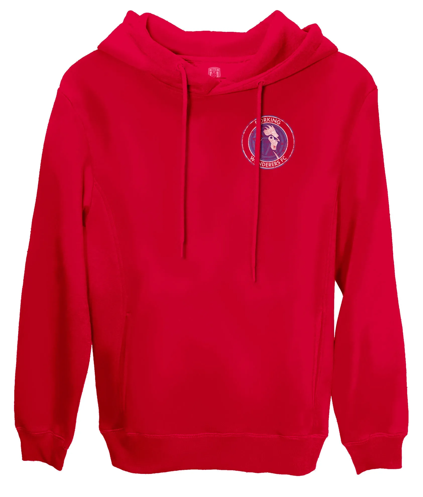Dorking Wanderers FC Anniversary Fleece Pullover Hoodie - Red