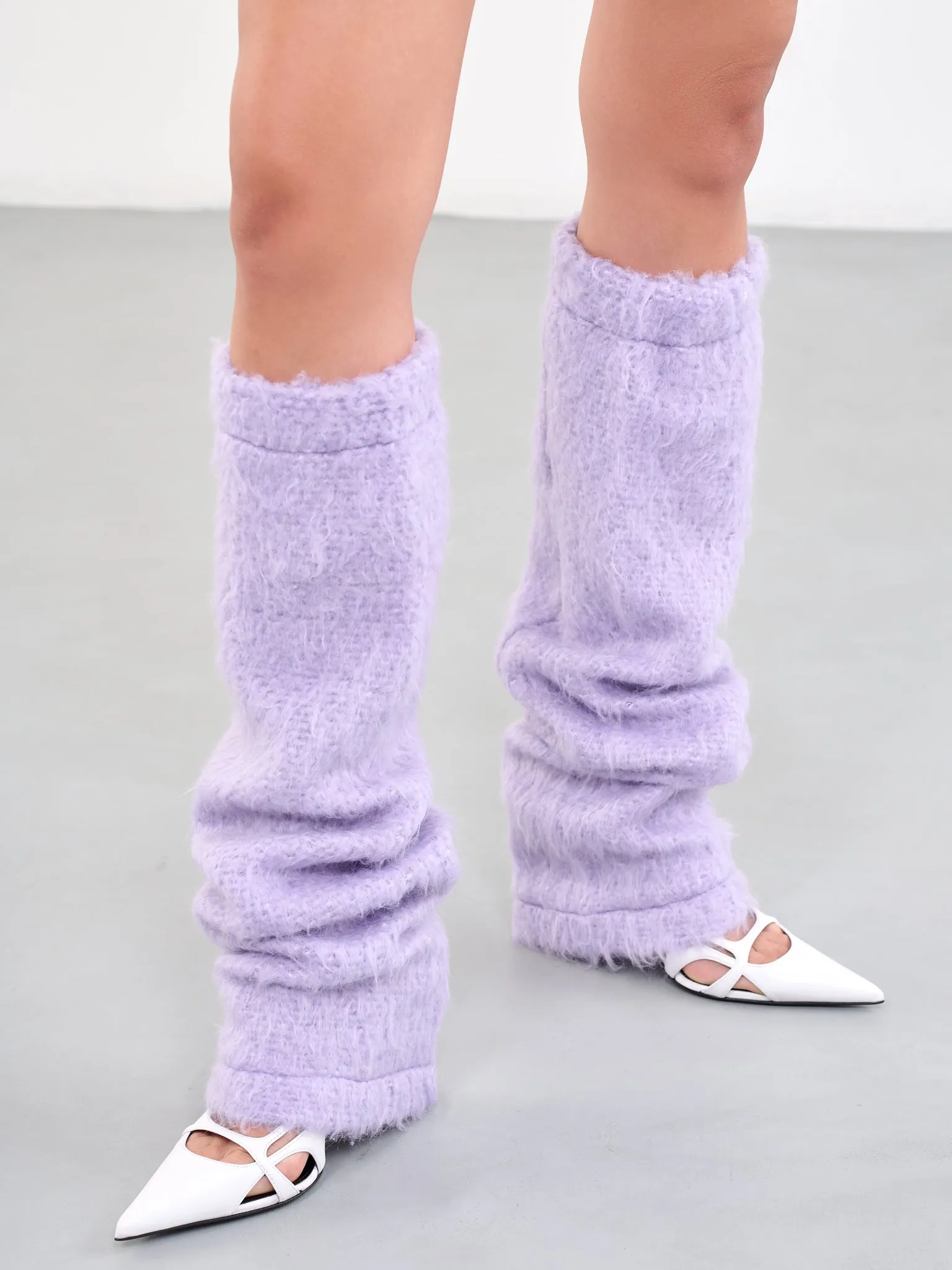 Fluffy Leg Warmers (FLUFFY-LEG-WARMERS-LILAC)