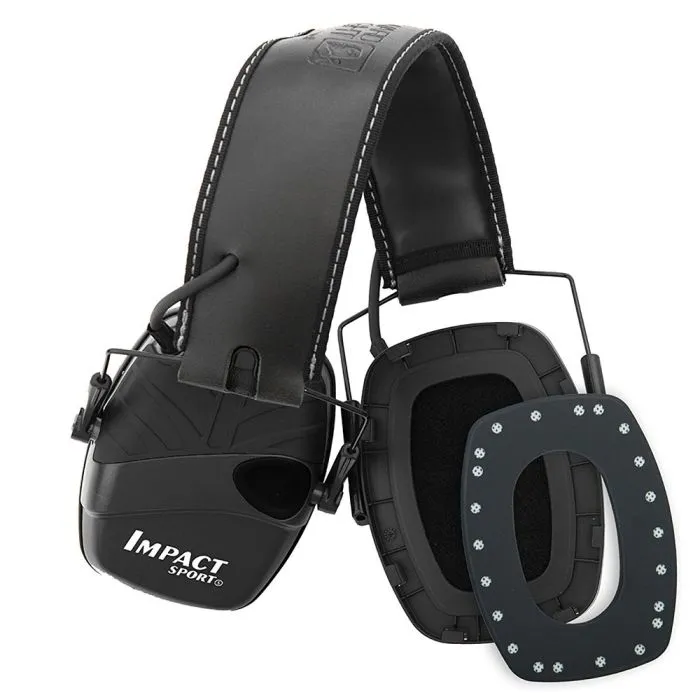 Honeywell Howard Leight R-02524SIOC Impact Sport Electronic Shooting Earmuff, Black, One Size, 1 Each