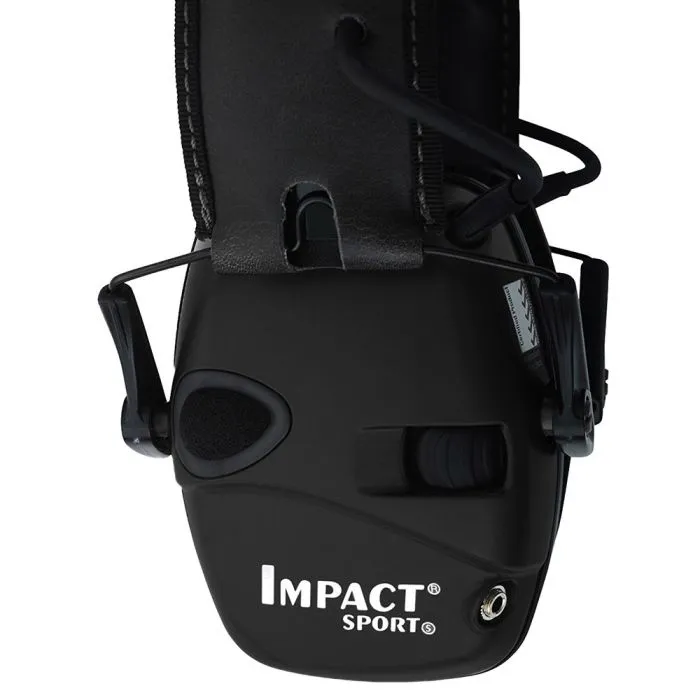 Honeywell Howard Leight R-02524SIOC Impact Sport Electronic Shooting Earmuff, Black, One Size, 1 Each