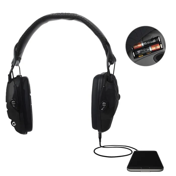 Honeywell Howard Leight R-02524SIOC Impact Sport Electronic Shooting Earmuff, Black, One Size, 1 Each