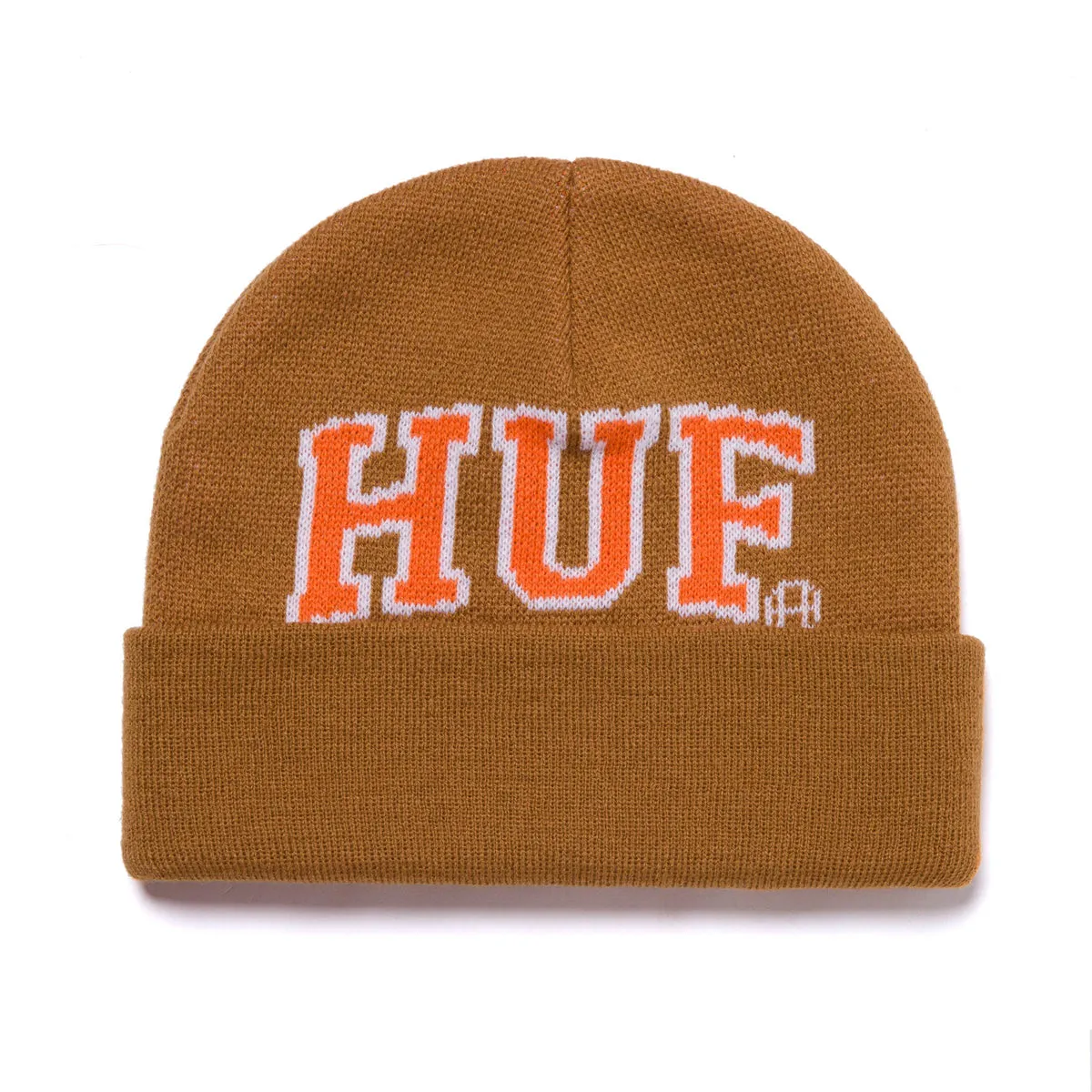 HUF ARCH LOGO BEANIE CHOCOLATE