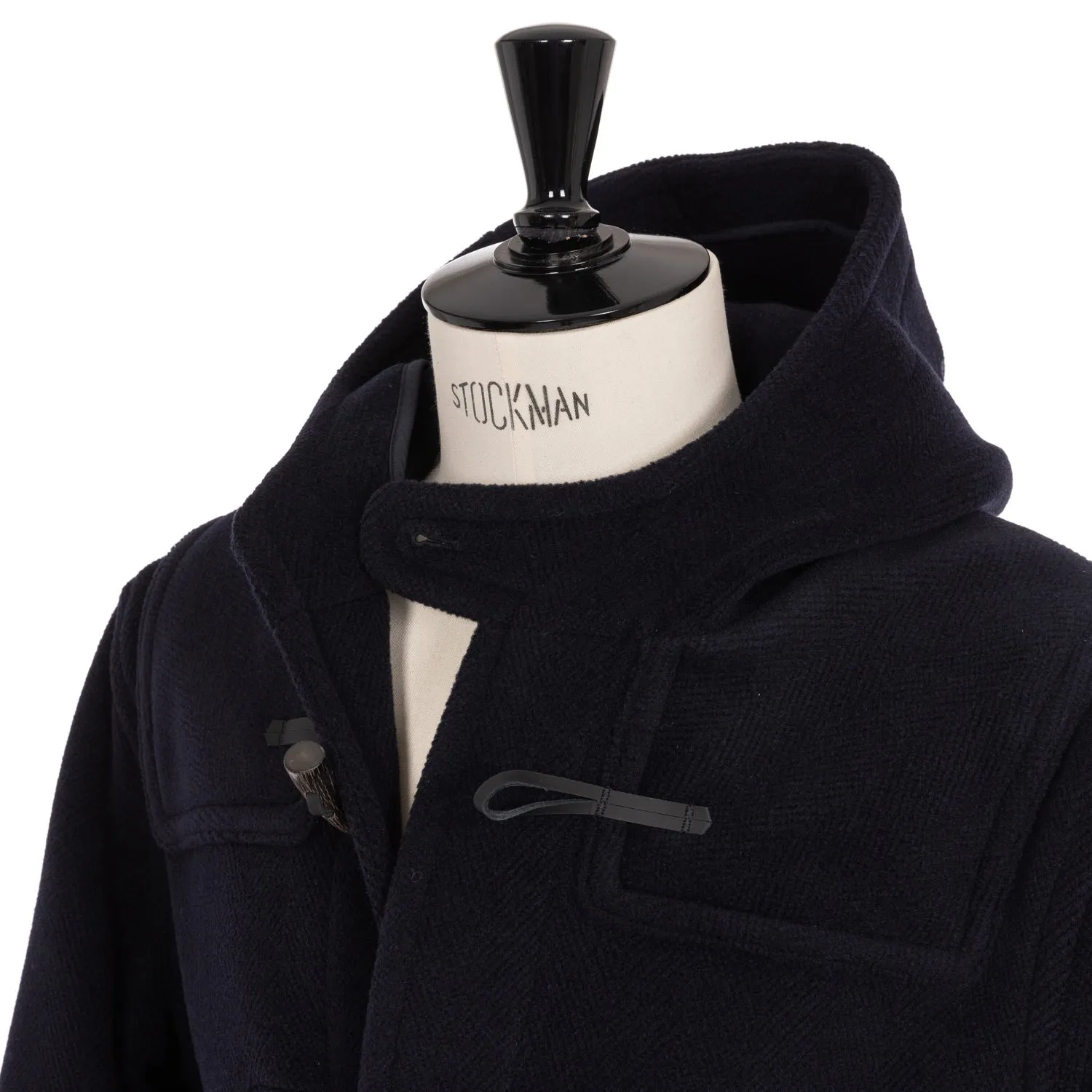 Invertère x MJ - "Newton Abbot" duffle coat made from pure lambswool