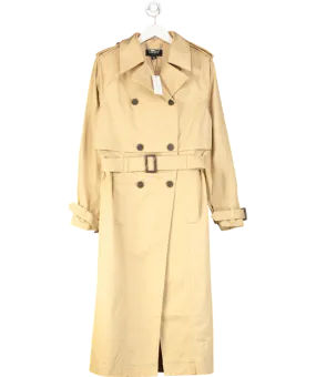 Karen Millen Beige Tailored Cotton Multiway Trench Coat UK 10