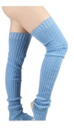 Leg Warmers - Baby Blue