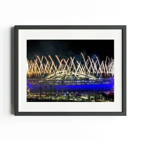 London 2012 Opening Ceremony Fireworks Art Print