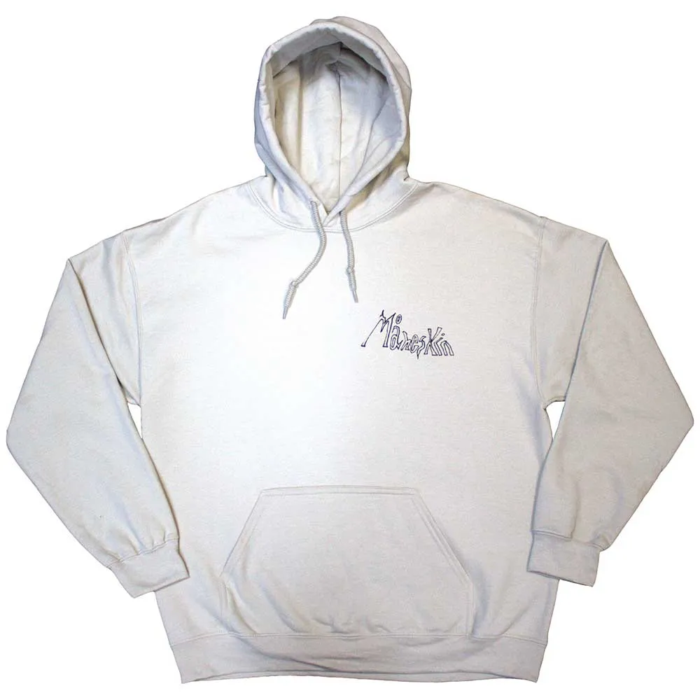 Maneskin Unisex Pullover Hoodie: Pocket Logo & Mini Doodles