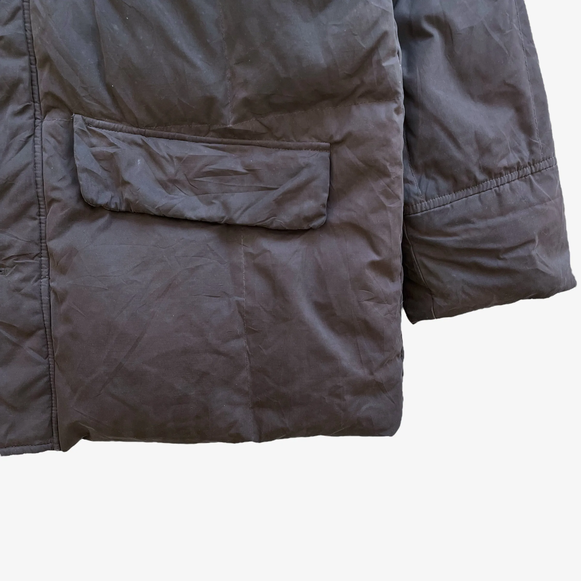 Marlboro Classics Puffer Jacket With Fur Collar & Removable Hood