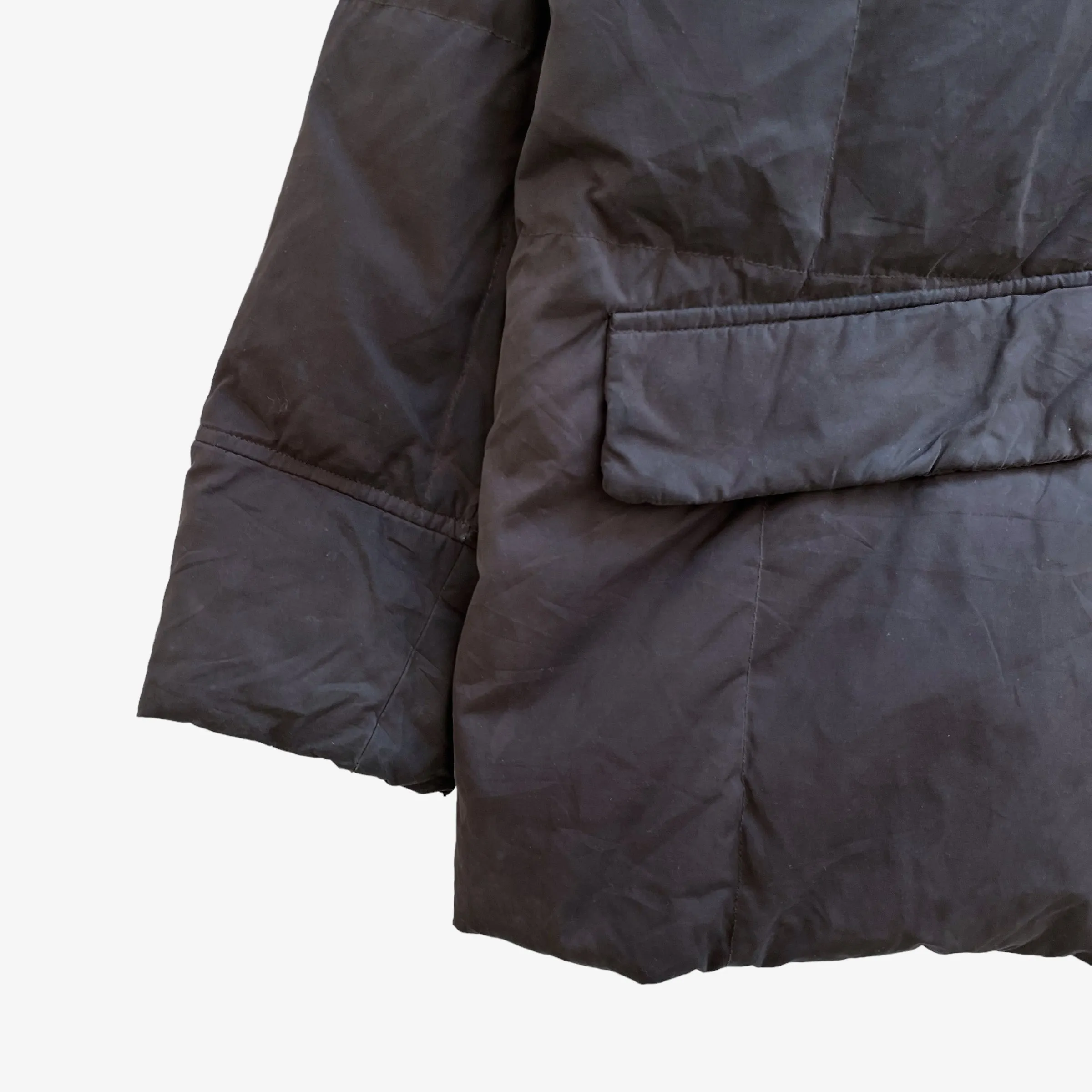 Marlboro Classics Puffer Jacket With Fur Collar & Removable Hood