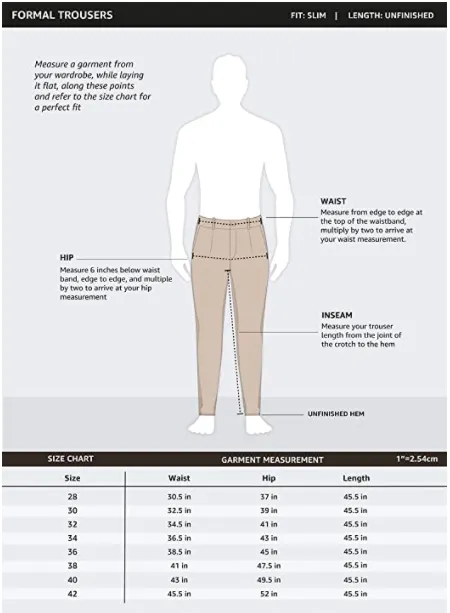 Men's Slim Dress Pants