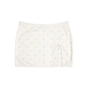 Mini Skirt In Bow Print