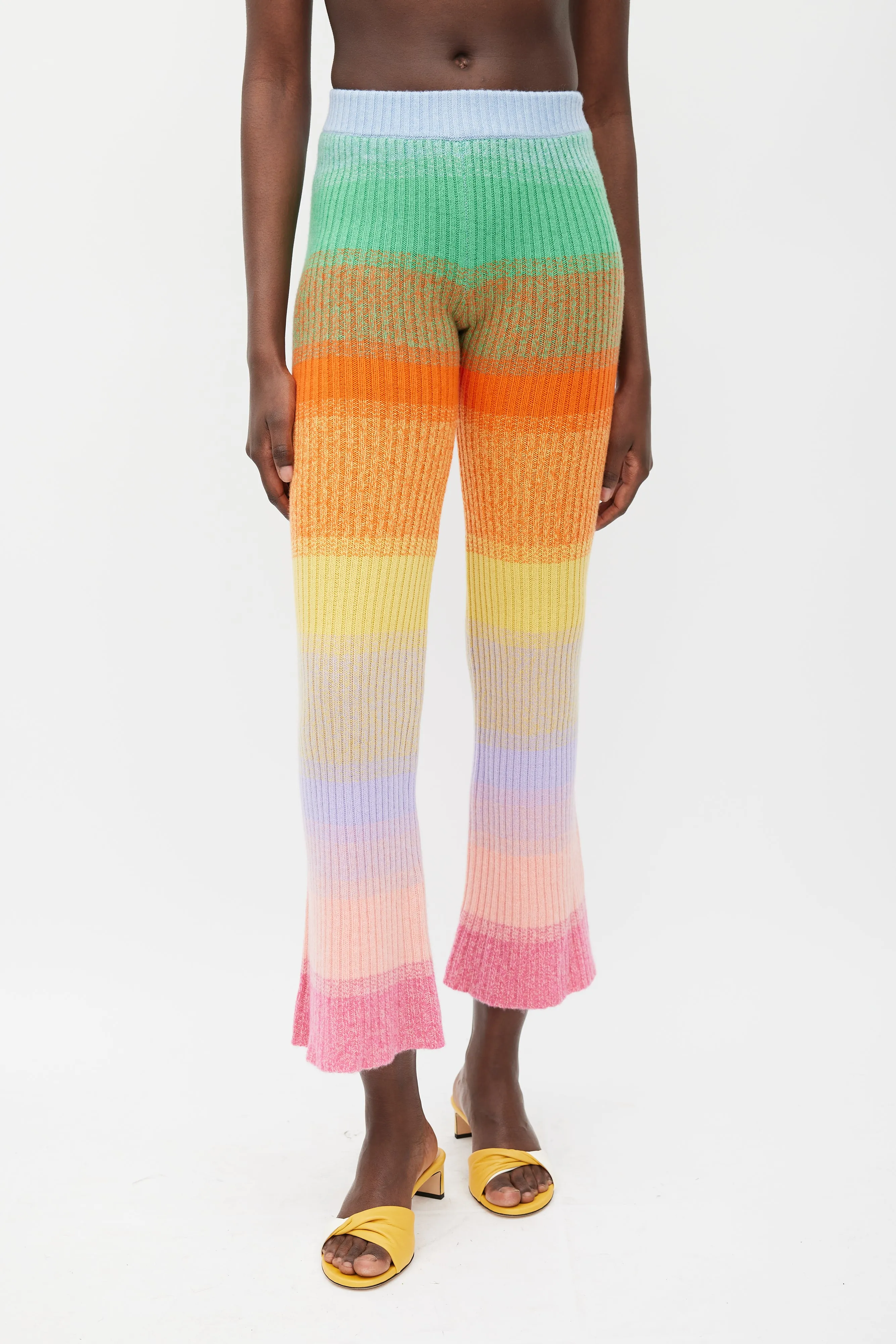 Multicolour Cashmere Striped Canyon Pant