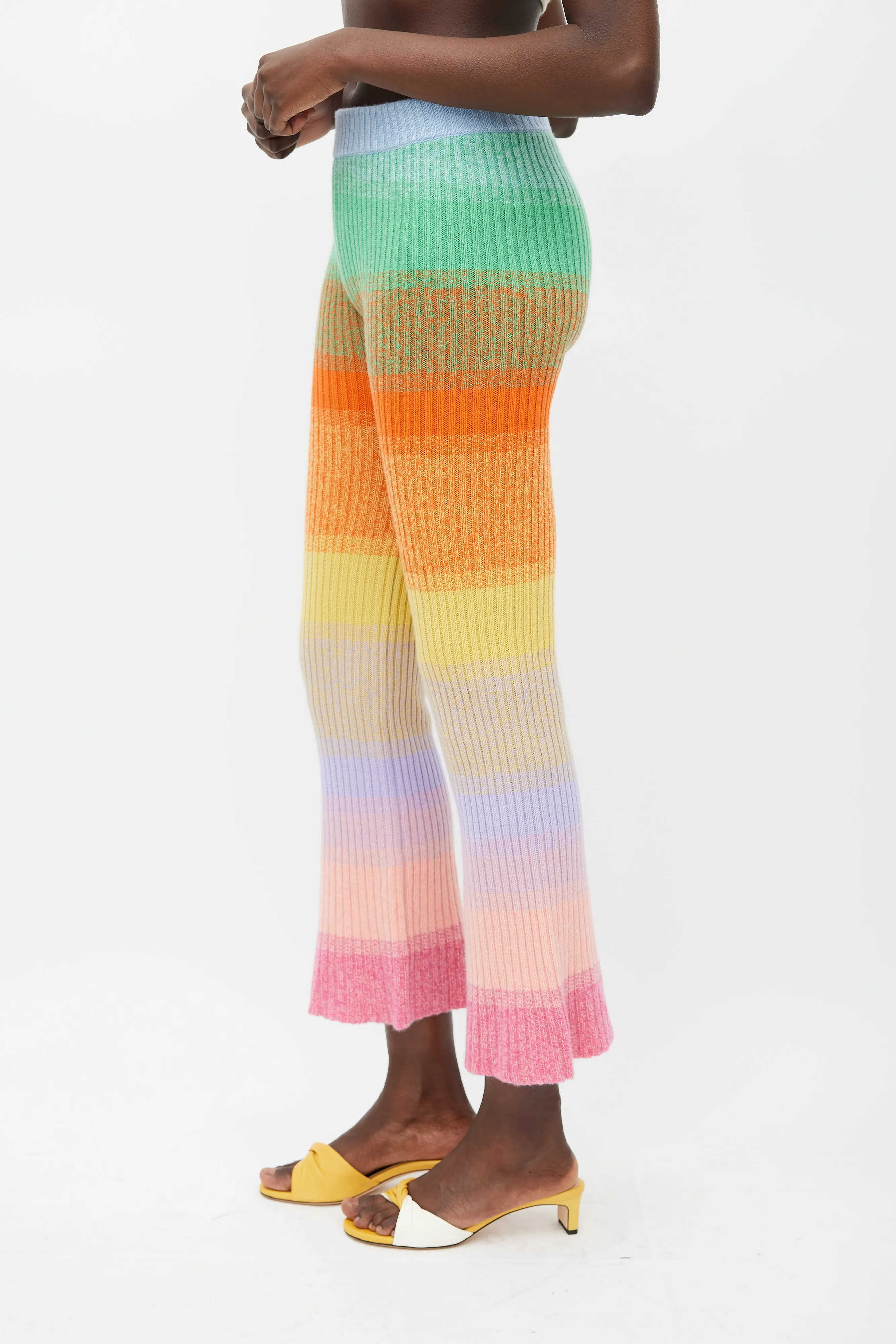 Multicolour Cashmere Striped Canyon Pant