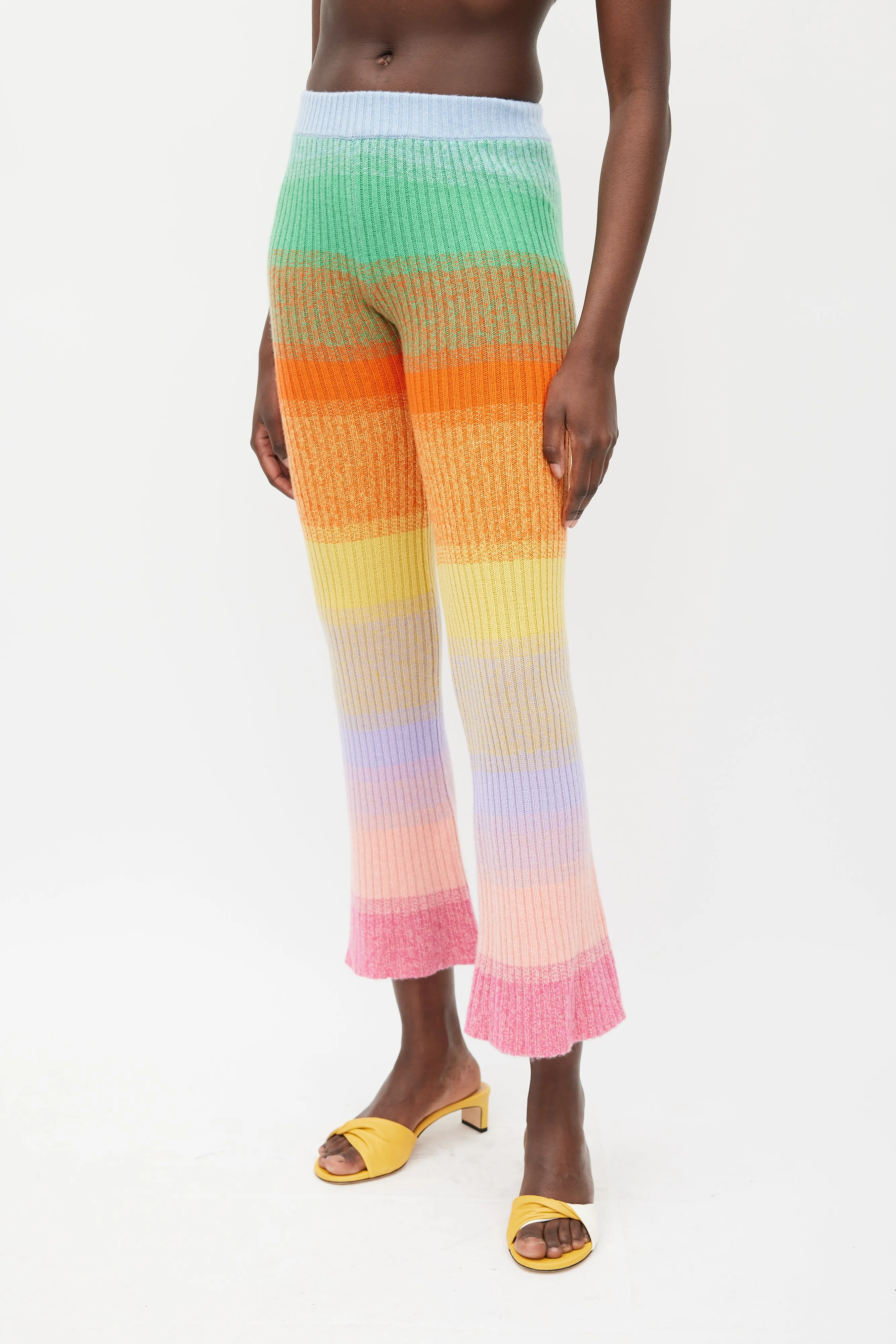 Multicolour Cashmere Striped Canyon Pant