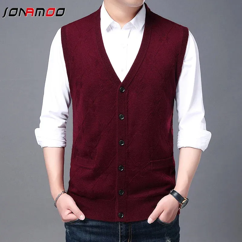 New Knitted Cardigan Tank Top