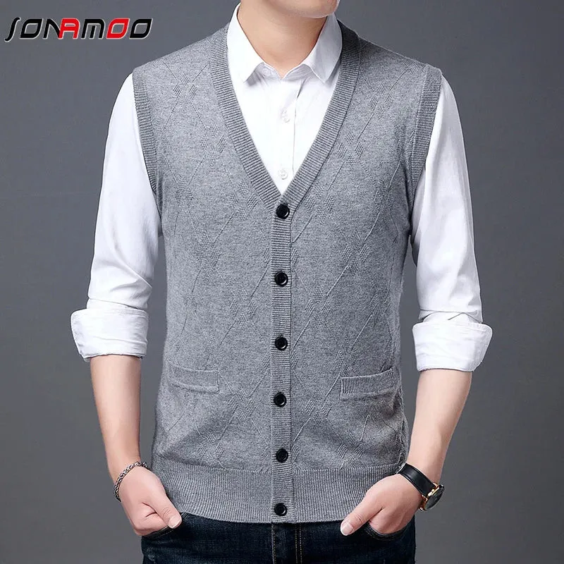 New Knitted Cardigan Tank Top