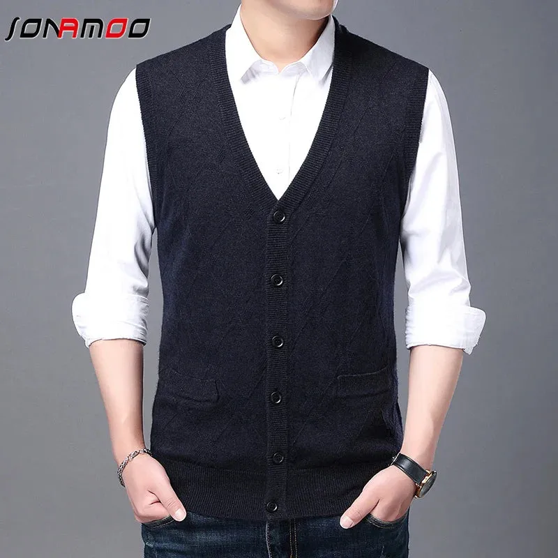 New Knitted Cardigan Tank Top