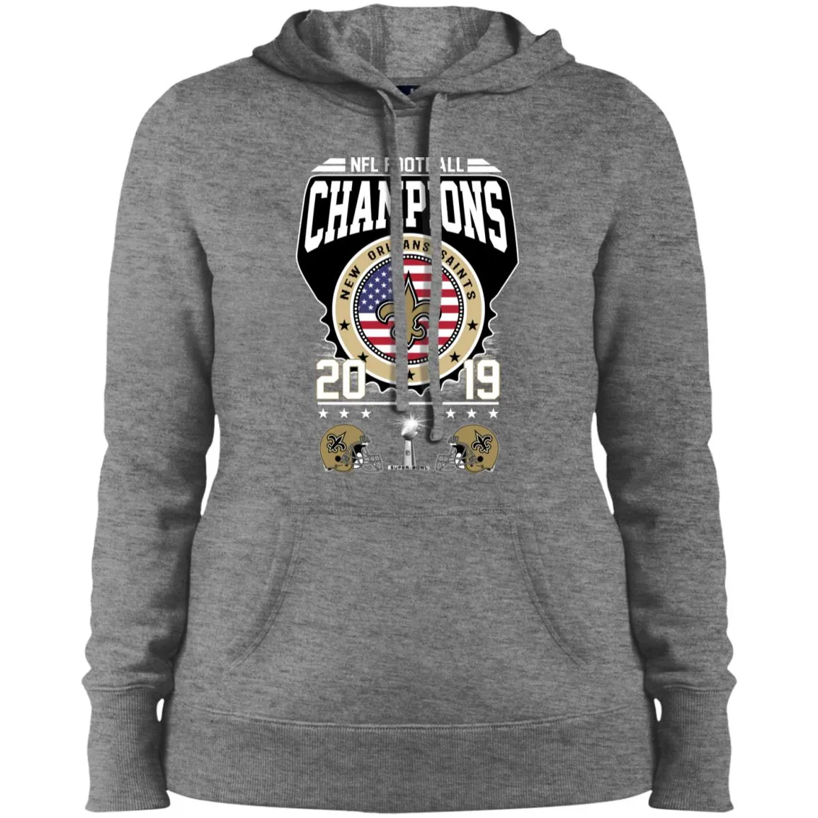 Nfl – Football Champions New Orleans Saints Super Bowl 2019 Women Hooded Sweatshirt