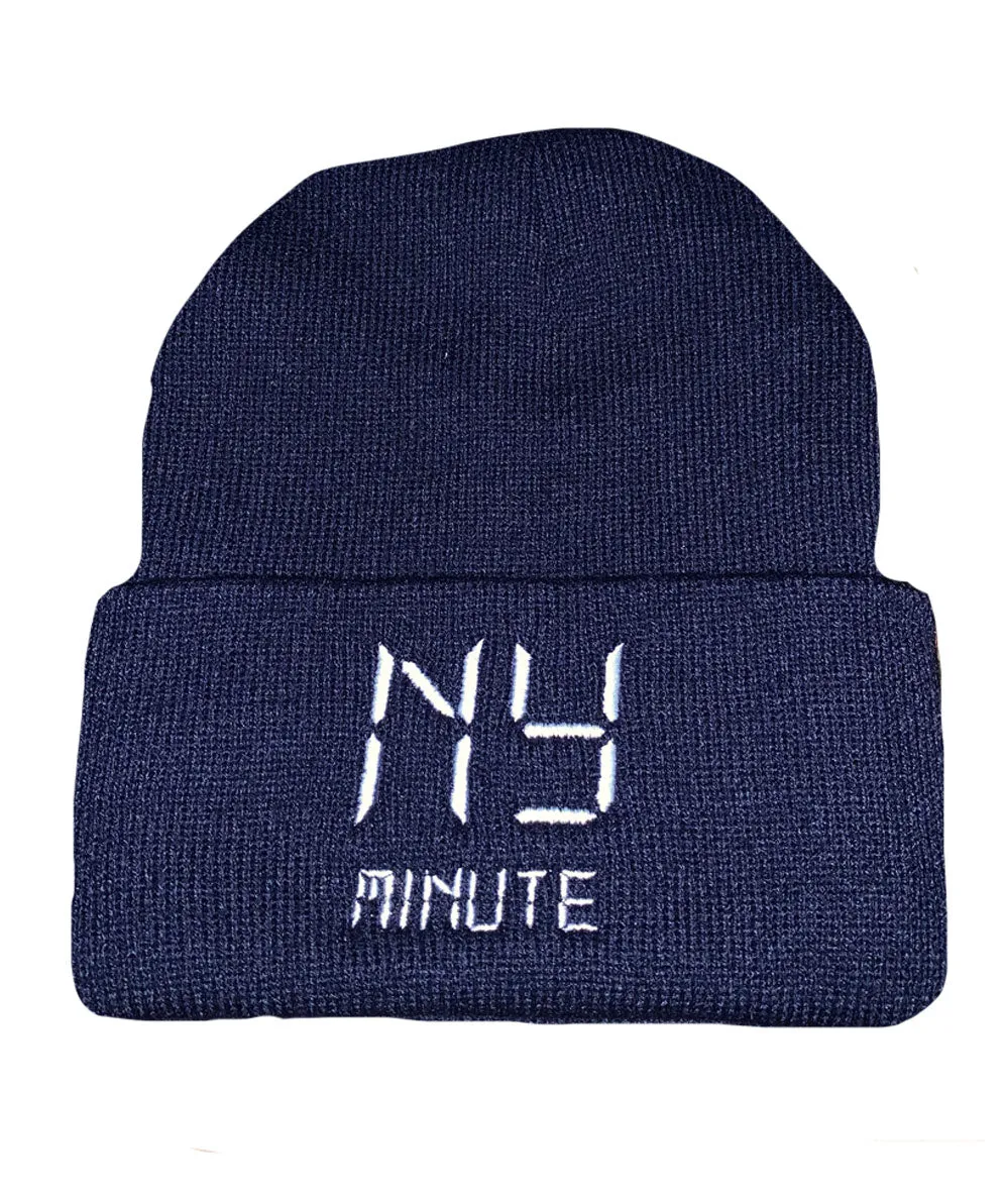 NY MINUTE TIME ICON BEANIE
