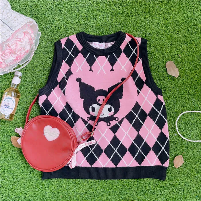 Pink Kuro Diamond Vest