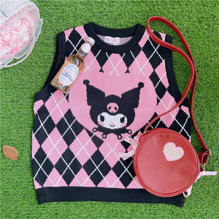 Pink Kuro Diamond Vest
