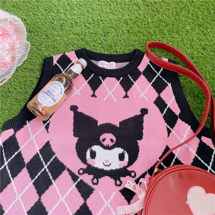 Pink Kuro Diamond Vest