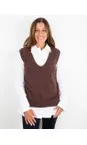 Pixie V-Neck Knitted Vest