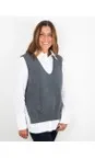 Pixie V-Neck Knitted Vest