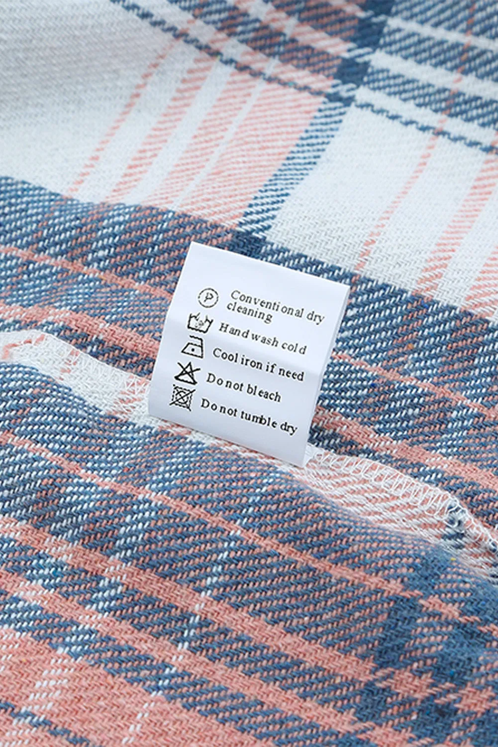 Plaid Button Up Collared Flannel Shacket