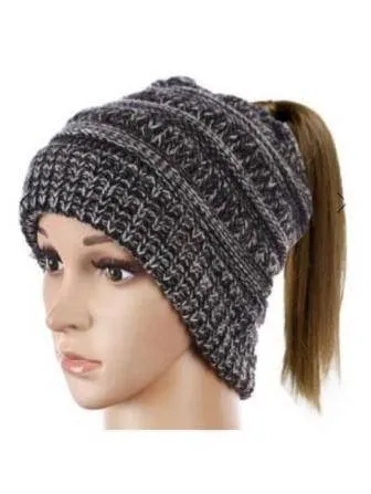 Ponytail Beanie for Women & Teens