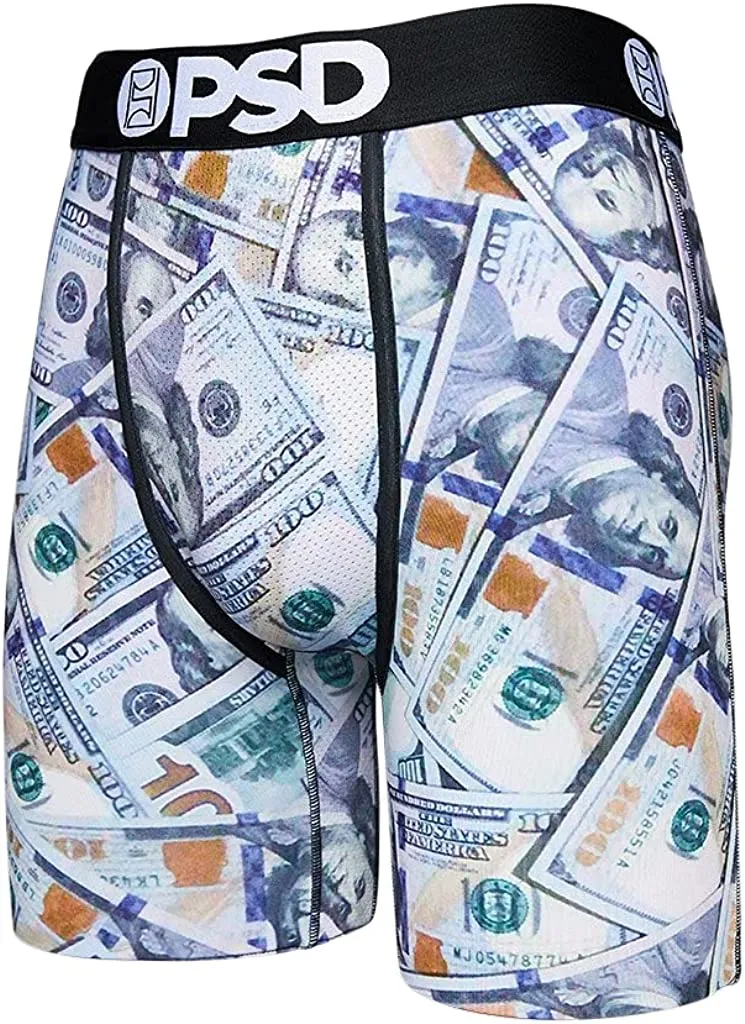 PSD Men's Boxer Brief Multi/Money 3Pk